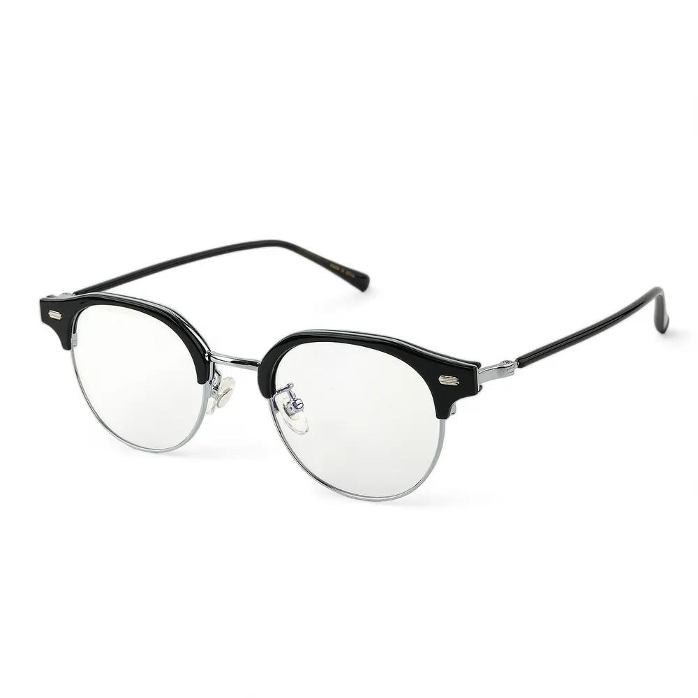 Adige Melia (black-silver) BR1093 Men s and Women s Glasses Eyeglass Frames Browline Frames Brienne BR1093 (Clear Grey/Silver)