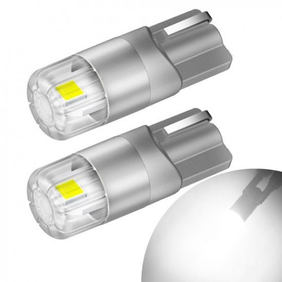AUXITO 168 2X T10 2825 194 LED Dome Plate License Parking Light Bulbs White 12V