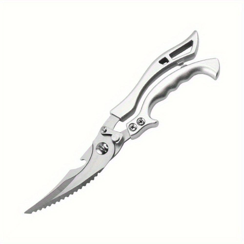 1PC Chicken Bone Kitchen Scissors Kitchen Shears Duck Fish Cutter Stainless Steel Scissors Scale Clean Cook Scissors