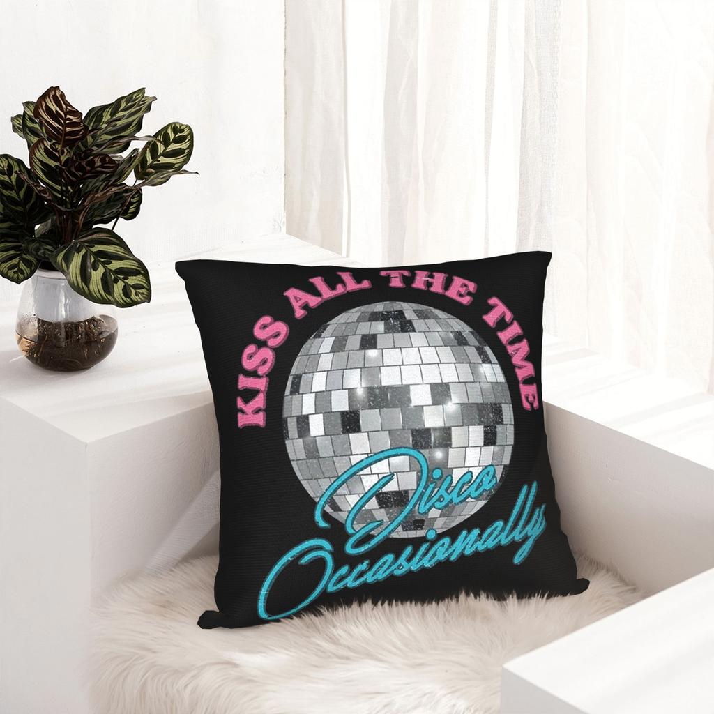 Harrys Styles Kiss All The Time Disco Occasionally Pillowcase Printed Cushion Cover Gift Throw Pillow Case Cover Home Zippered