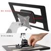 ZepSon Laptop Arm Mount Steel Notebook VESA Compatible with Monitor Arms and Mounting Fits Up To Monitors Tray, Holder, 7575mm Holes, Non-Slip