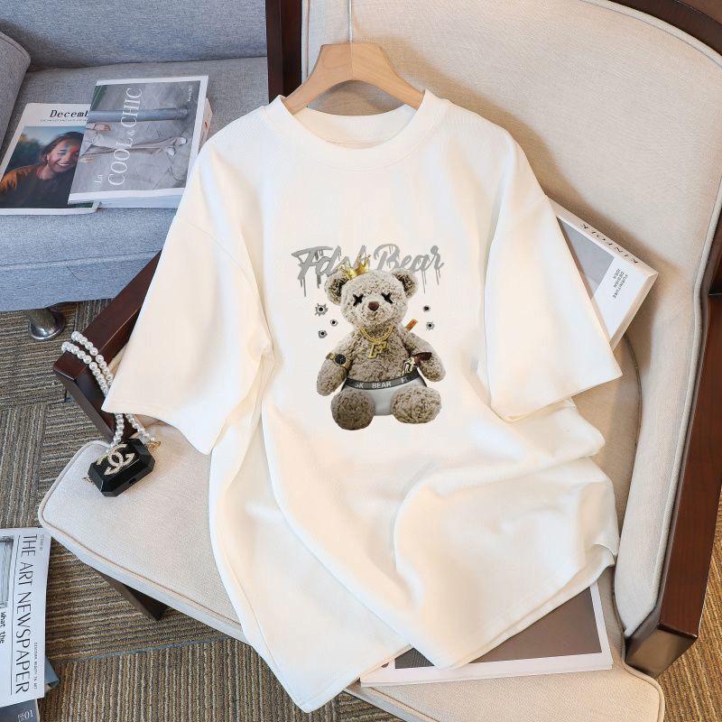 GMXIA Women's Fashion Casual Summer  Short Sleeve O-Neck Blouses & Shirts