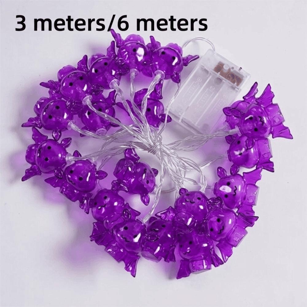 Halloween Themed LED Halloween String Lights Spider Shaped LED String Lights  Indoor Display