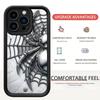 Silver Spider Black Case for iPhone 15/16/17 Pro Max