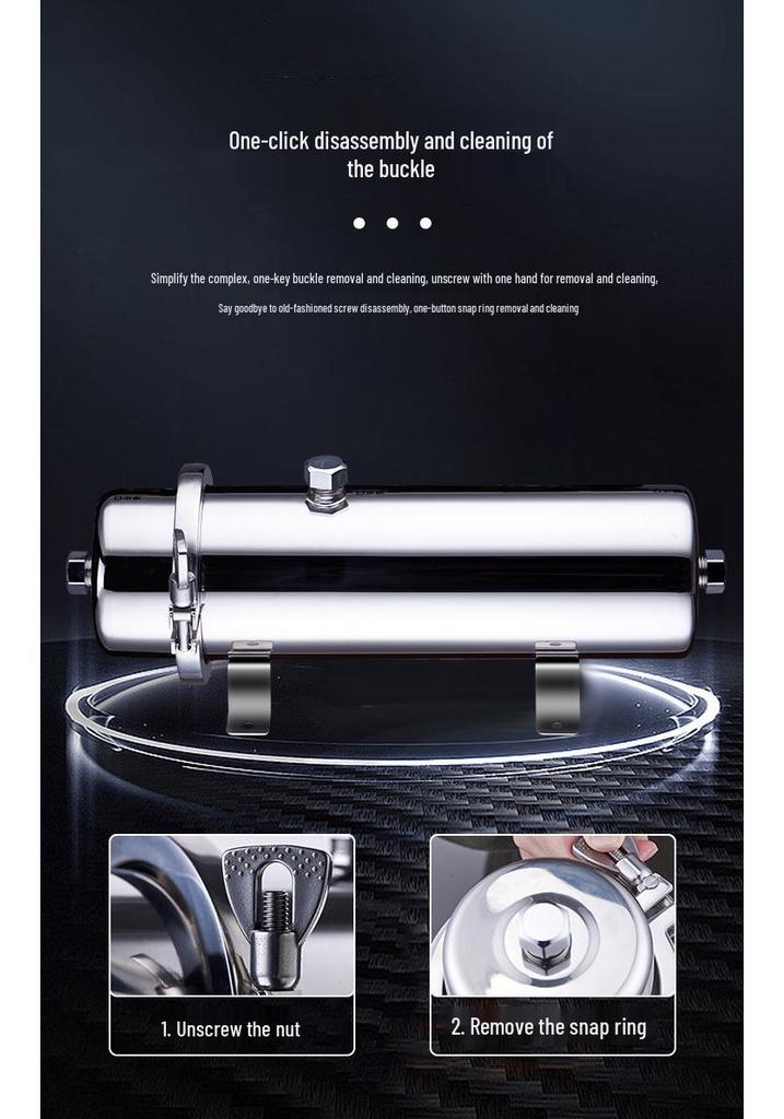 Stainless Steel High-Flow Ultrafiltration Whole House Water Purifier for Rural Well and Tap Water.