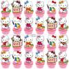 Kuromi Black Rice Theme Party Decor Set: Flags, Balloons, Cake Inserts