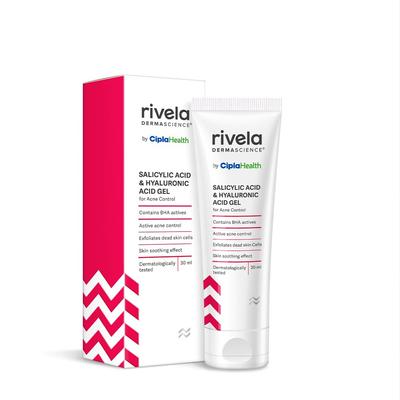 Rivela Dermascience Αντι-Ακμής Gel Από 30 ml Συσκευασία 1 Για Έλεγχο Λίπους Λεία Επιδερμίδα Με Σαλικυλικό Οξύ