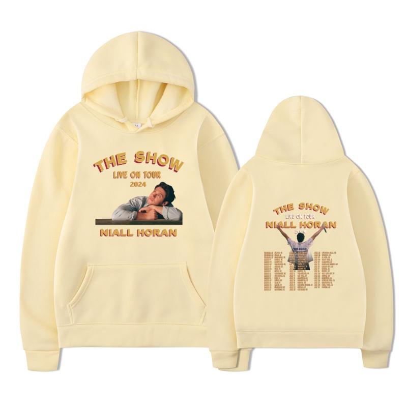 THE SHOW Letter Printed NIALL HORAN Hoodie Men's Fashion Harajuku Hoodie Hip Hop Long Sleeve Sweatshirt