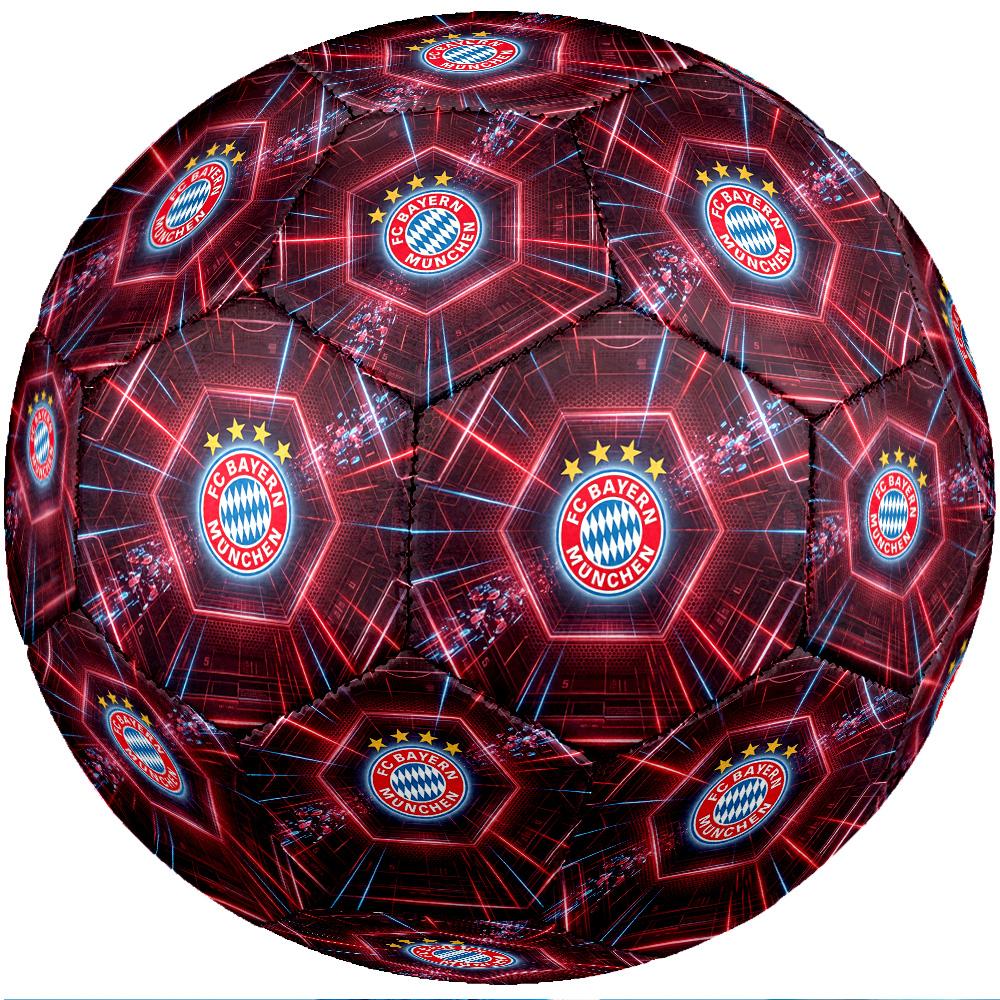 FC Bayern München Thema Fußball Größe 5 Fußball Weiche Haptik Professioneller Trainingsfußball für Outdoor-Sportarten