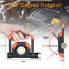 Multi-function Flashlight Dual LED Source Work Light Type-C Rechargeable Torch Strong Magnet