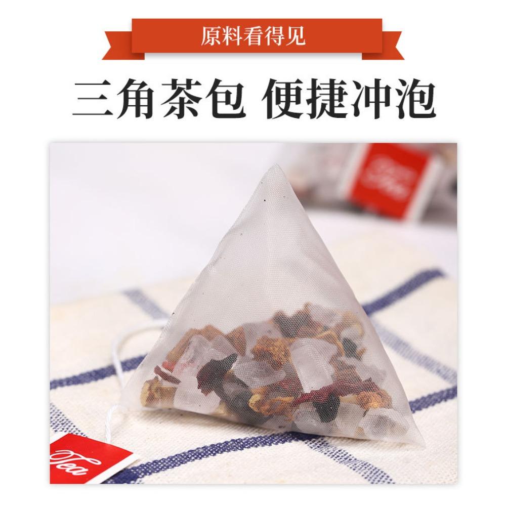 Plum Syrup Herbal Tea 500g Loose Leaf Plum Tea Bags 10g x 50 Chinese Herbal Triangle Bag