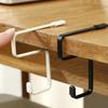 1PCS Student Backpack Hook Table Edge Punch-free Thickened Simple Single Hook Non-stick Artifact Portable Table Edge Hook