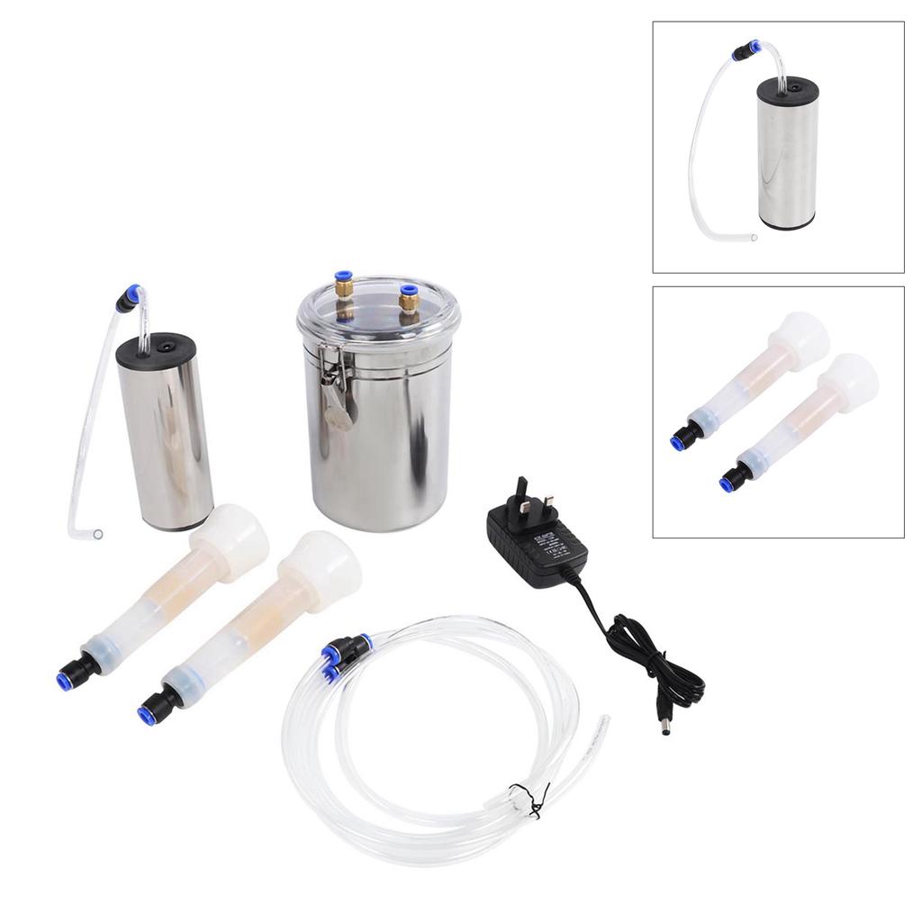 2L Goat Sheep Cow Milking Kit Portable Electric Milking Machine (for Cow)