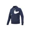 Nike Sportswear Large Logo Fleece Full-Zip Hoodie Navy DD6088-437