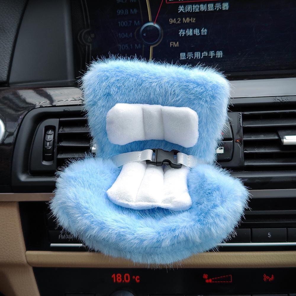 

Кукольное сиденье Автоаксессуары Украшение Лабуб Безопасное сиденье Кукольные аксессуары Декорация