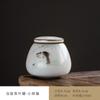 European Vintage Cat Pattern Ceramic Jar Mini Portable Tea Jar Sealed Storage Box Porcelain Crafts Food Storage Tank Home Decor