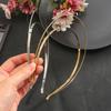 Non Slip Hairbands Bridal Wedding Headband Halo Hair Crown Korean Hair Hoop Women DIY Headband Thin