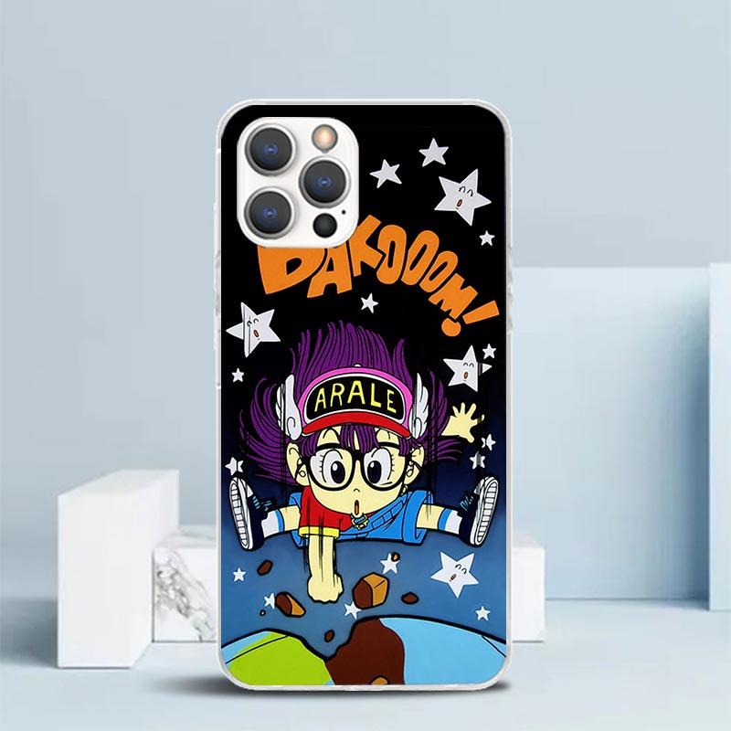 Dr Slump Arale Anime Phone Case For IPhone 16 17 Air 16E 15 14 Plus 13 Mini 12 11 Pro Max 7 8 + SE 2020 Soft TPU Back Cover 16 1