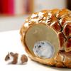 Cute Pet Hiding House Cooling Hamster Bed Hamster Nest  Storage Organizer