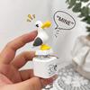 1/2 Pcs Seagull Mine Button Keychain Rechargeable Fidget Clicker with Real Sound