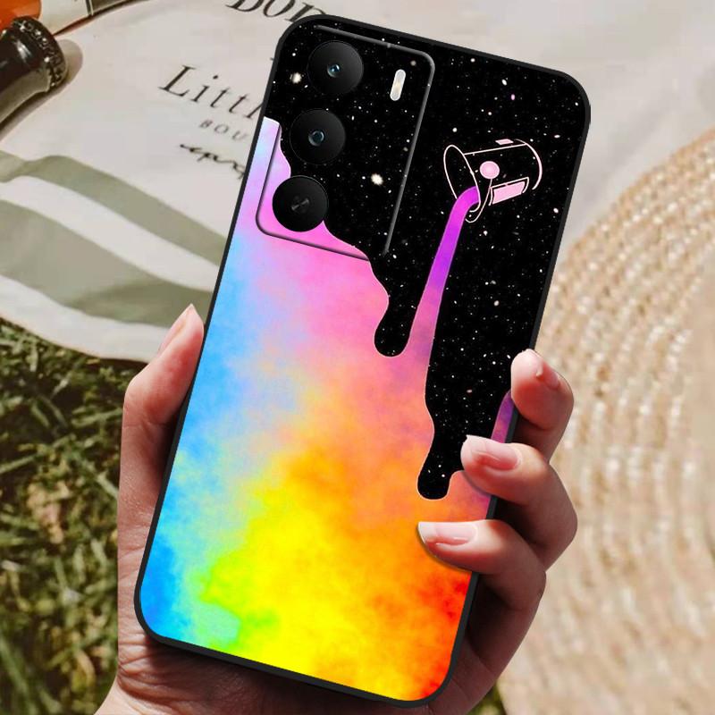 For OPPO Realme C71 Case Soft Silicone Luxury Shockproof Cover for Realme C73 TPU Coque Cute Cat Funda Shell RealmeC71 4G Global
