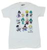 One Punch Man Mens T-Shirt - 12 Character Chibi Line Up