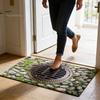 Living Room Floor Mat 3D Optical Illusion Non-Slip Vision Rug Realistic Carpet Polyester for Bedroom Bathroom Hallway Easy Care Decorative