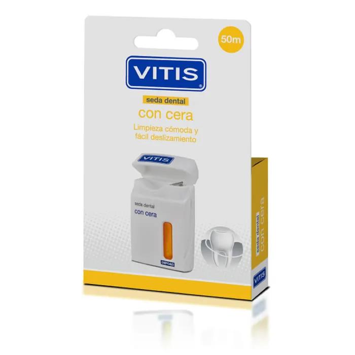 Зубная нить Vitis с воском 50 м