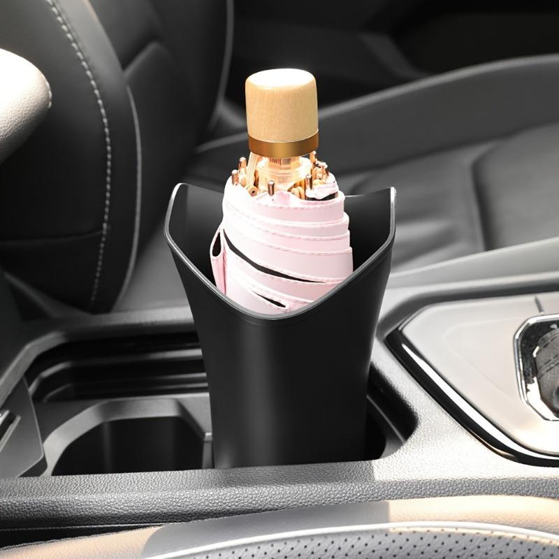 1pc Car Umbrella Holder, Car Rear Seat Umbrella Holder, Umbrella Cover, Storage Bucket, Hook