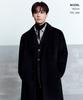 Musinsa Standard Cashmere Blend Oversized Single Coat [Black]