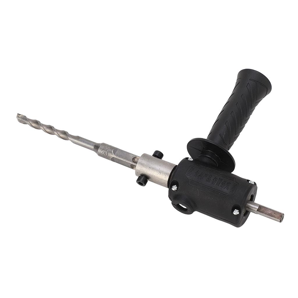 Electric Drill to Hammer Adapter Conversion Head with Bits Screws Handle Power Tool Attachment