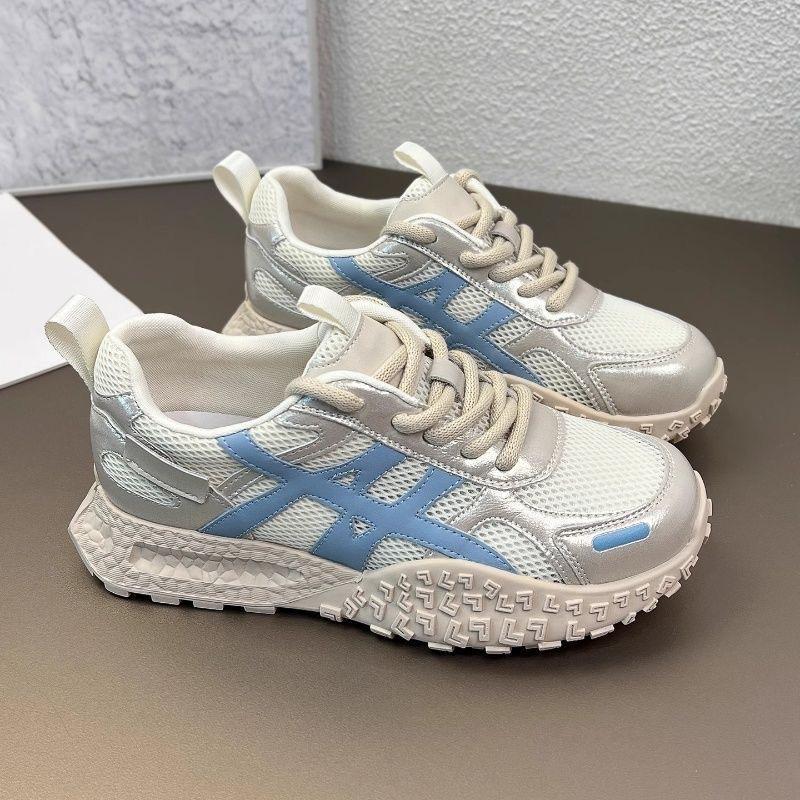 Dad shoes autumn new breathable mesh shoes thick sole soft sole sports casual running shoes 35