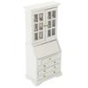 Miniature Cabinet 1:12 Scale Wooden Tiny House Furniture Creative Decoration for Living Room Bedroom Study Micro Scene