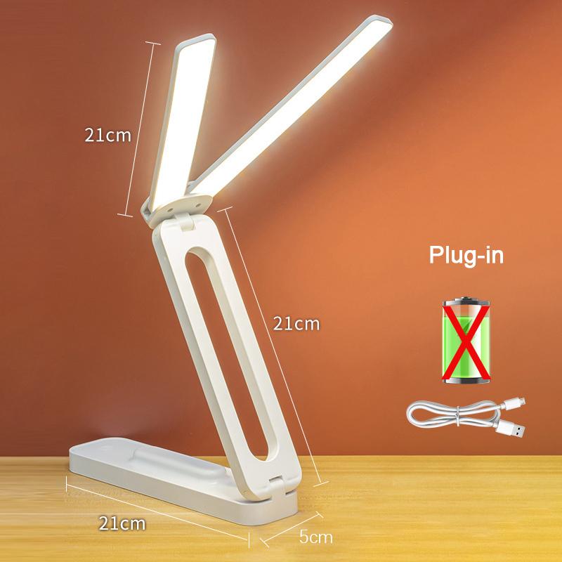 Reading Desktop Desk Lamp Multifunctional Folding Lamp Infinite Dimming Eye Protection Bedroom Living Room Study Led Desk Light