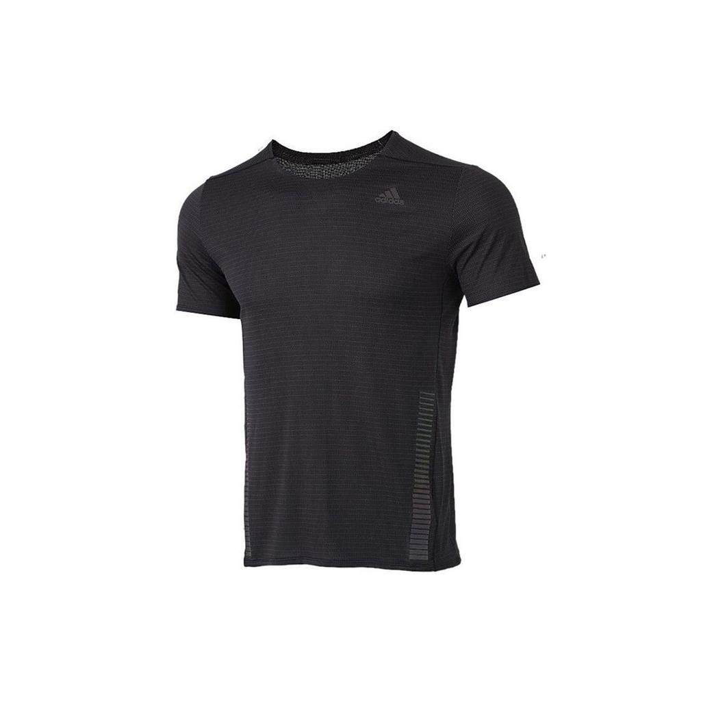 Adidas Premium Reflective Running Short Sleeve T-Shirt Men Tops Black GL2008