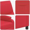 Recliner Chair Red Faux Leather