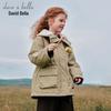 DAVE & BELLA Girls' Casual Utility Padded Jacket