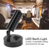 RV Bedside Reading Light Rotatable Wall Mount LED Spot Reading Light 3W with   for Boat