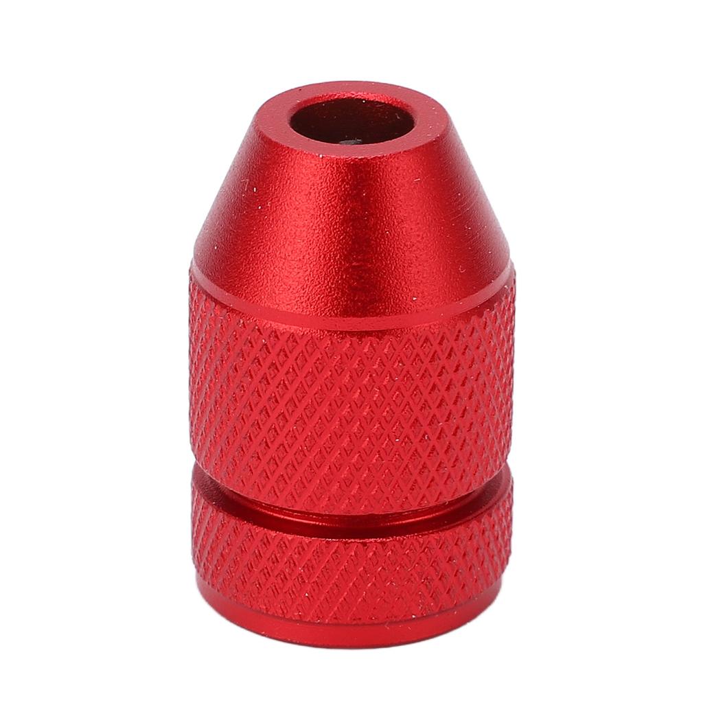 Adjustable Drill Stop Collar Aluminum Alloy Red Anti Slip Nylon Inner Ring Drill Stop Collar for
