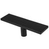 Linear Shower Floor Drain with Removable Cover 304 Stainless Steel Matte Black 30cm