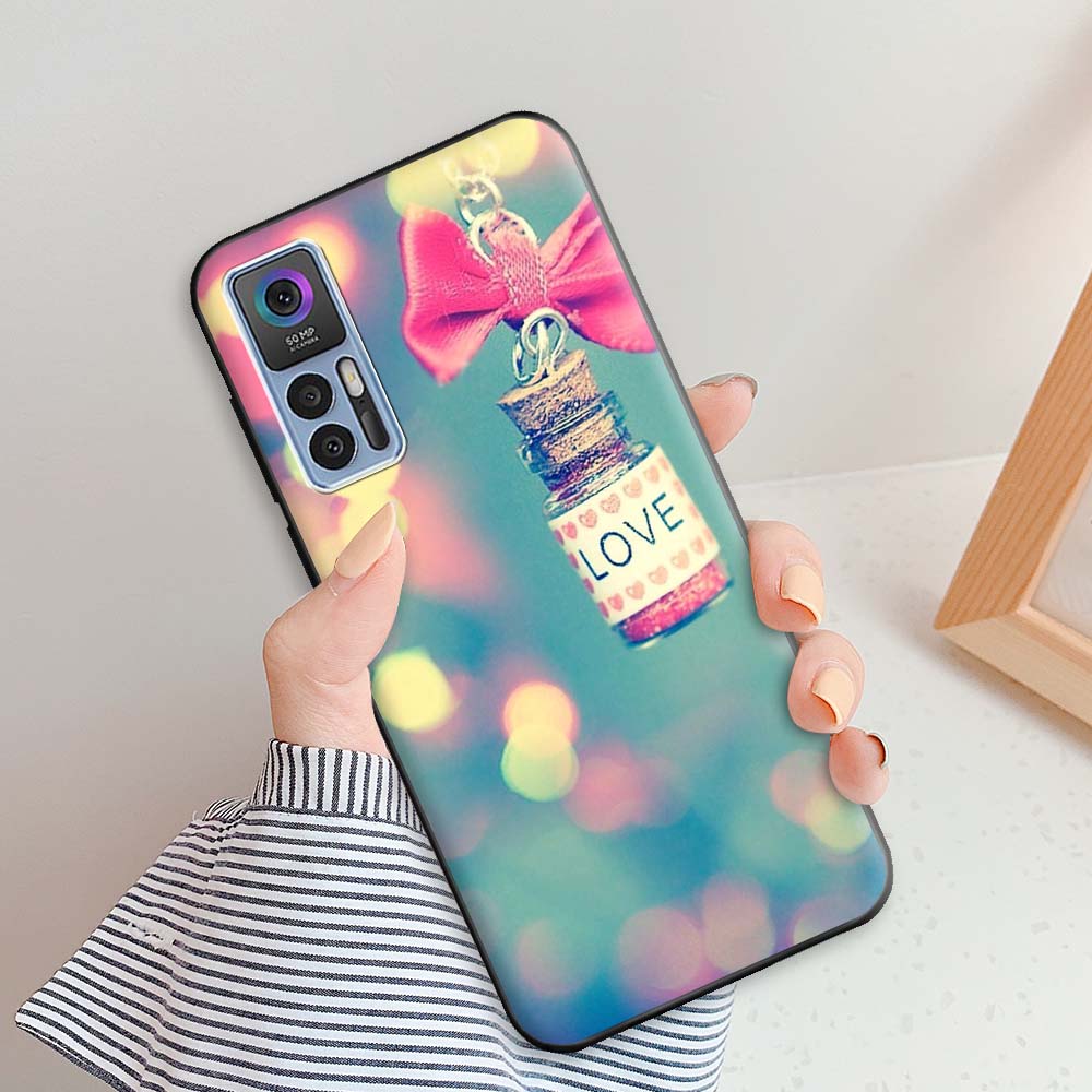 For TCL 30 Plus Case TCL 30 5G Luxury Silicone Back Cover Cases for TCL30 30Plus Shockproof Bumper Fundas TCL 30 5G Phone Bags