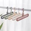 3Pcs 9-Hole Foldable Clothes Hangers Plastic Space Saving Organizer Hangers For Clothes Home Closet Wardrobe Hanger