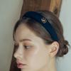 ANOETIC VOLUME SATIN HAIRBAND_BLACK