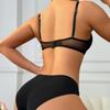 Sexy krajkové spodní prádlo, malá prsa vypadají větší, push-up kalhotky, zakryjí boky prsou, protisvěšovací horní podpůrná podprsenka
