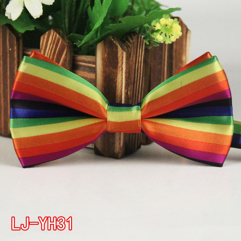 Męska poliestrowa jedwabna mucha z kreskówkowym nadrukiem na wesela i wydarzenia