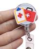 1PCS Nurse Work Card Holders Retractable Badge Reels Cute Cartoon Badge Reels Doctor ID/IC Card Holder Hospital Supplies