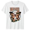 Dreamer Womens T-Shirt Butterfly Roses Nature Gift For Her