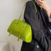 Green Underarm Bag Large Capacity Female Handbag Simple Boston Bag  Outdoor