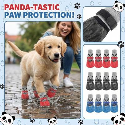Dog Shoes Dip Coating Waterproofs Durables Shoe Covers Pet Shoes And Socks