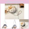 Cute And Fun Cartoon Penguin Design Kids Crossbody Bag Stylish Color Block Style